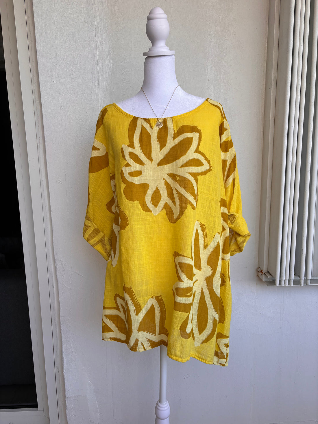 Style 1175 Painted Floral Tunic