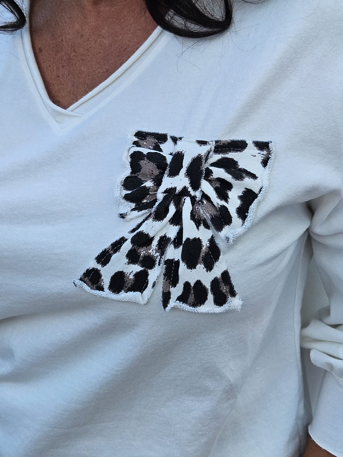 STYLE 1074 Animal print bow ink