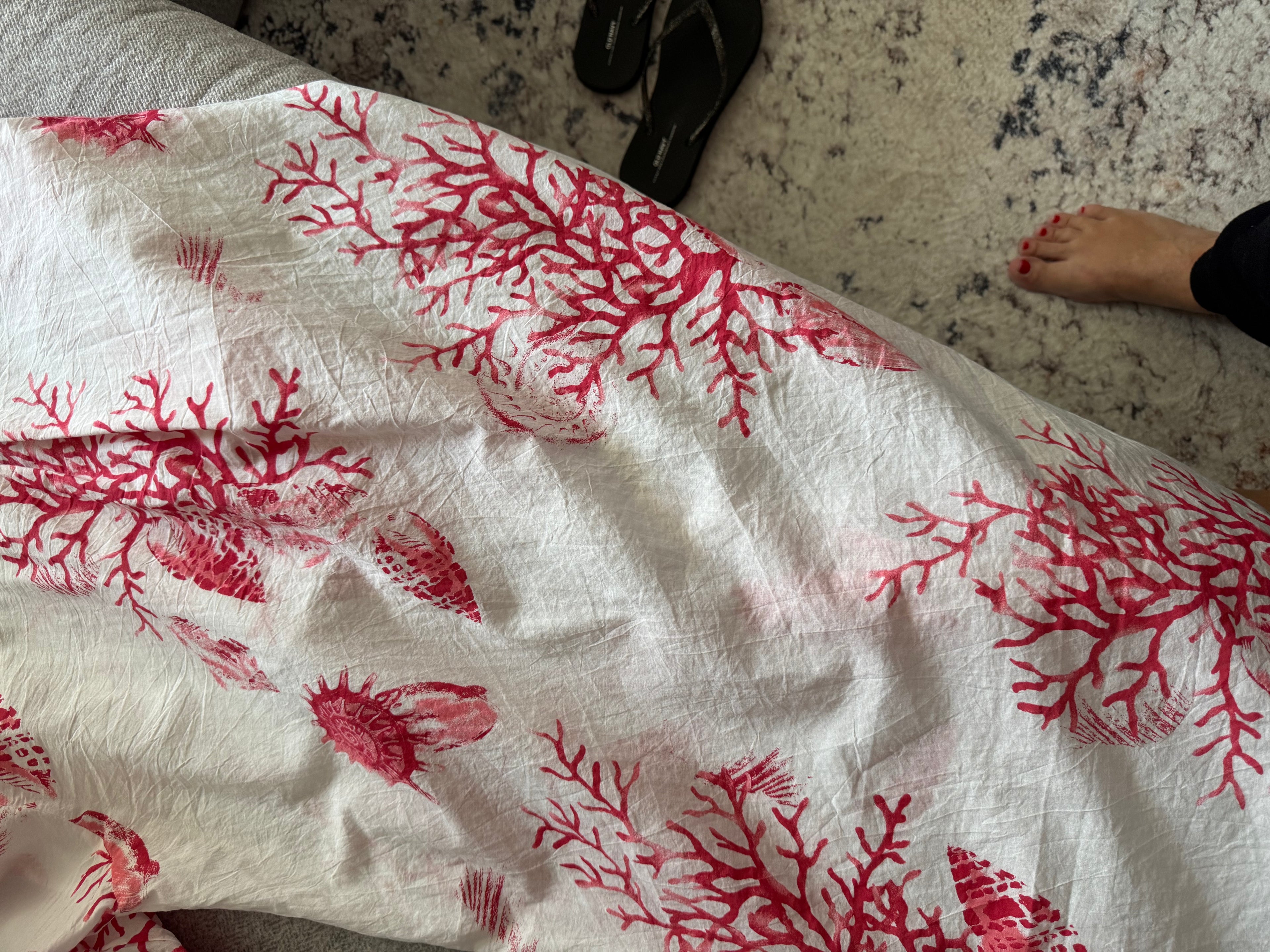 Style 1127 coral print cover up