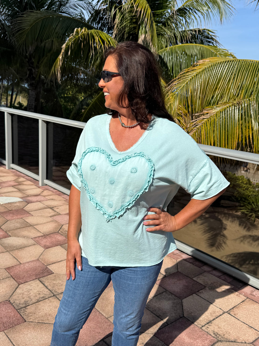 Style 1128 heart applique;