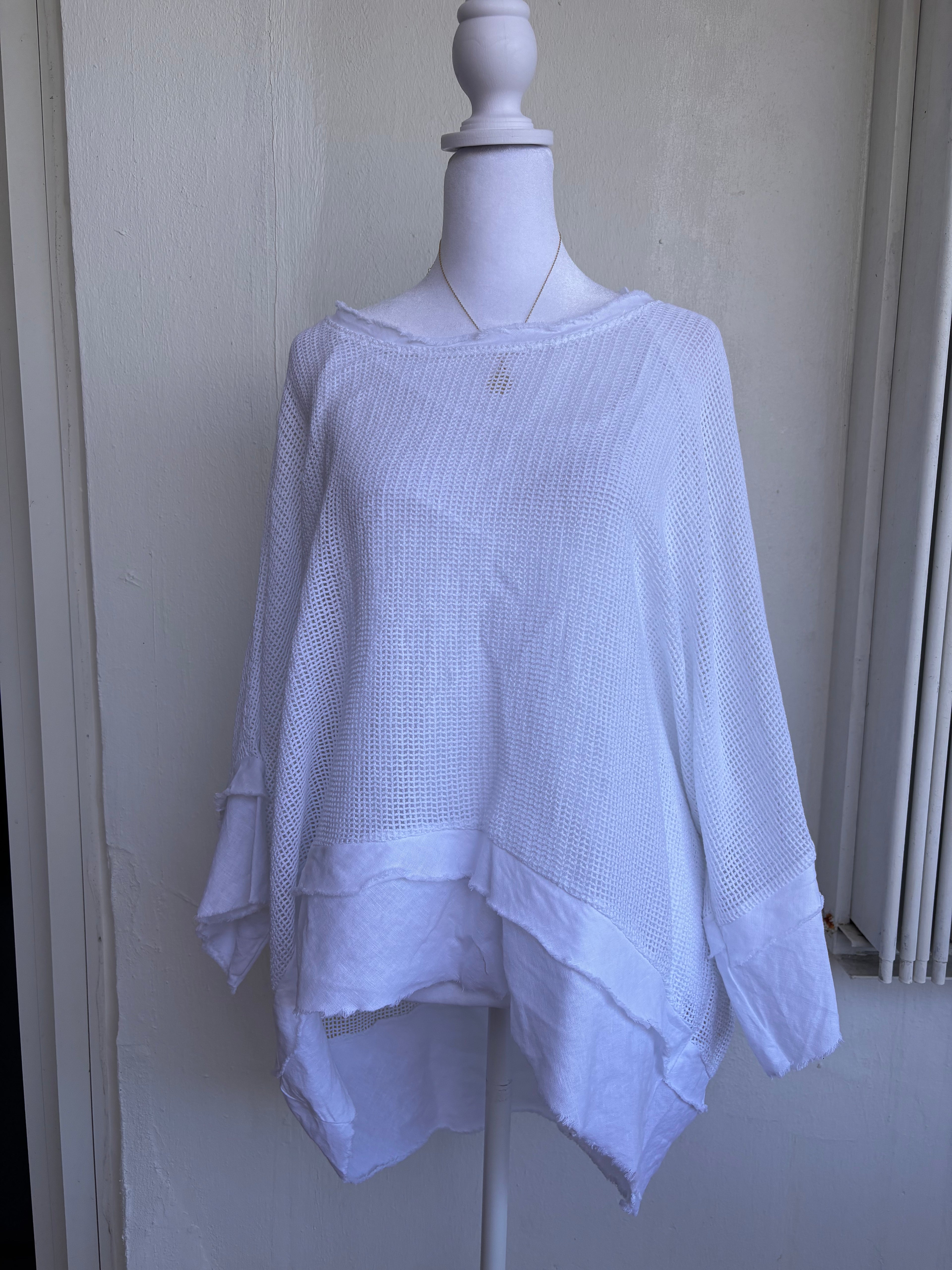 Style 1171 Mesh Sweater and Tank